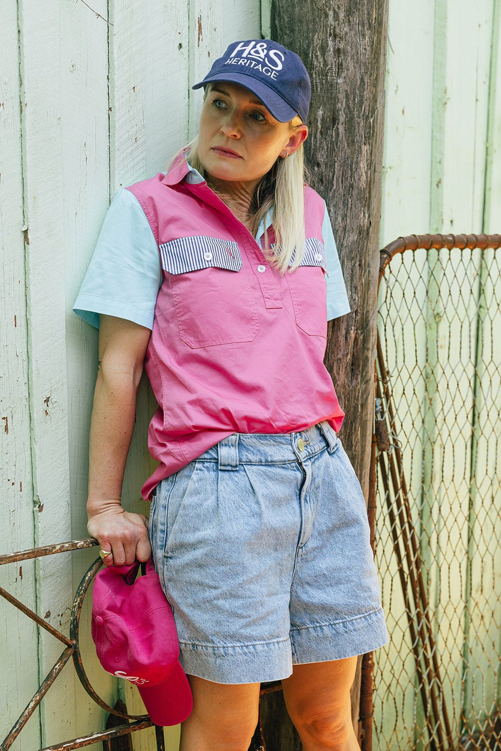 Alice Workshirt in Multi Colour - H&S Heritage