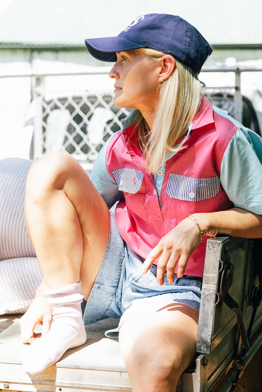 Alice Workshirt in Multi Colour - H&S Heritage