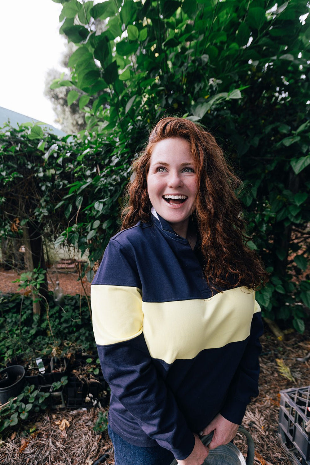 Lucy Rugby in Navy and Yellow - H&S Heritage