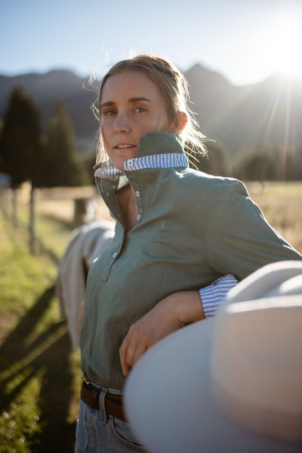 Tess Linen Cotton Blend Shirt - H&S Heritage