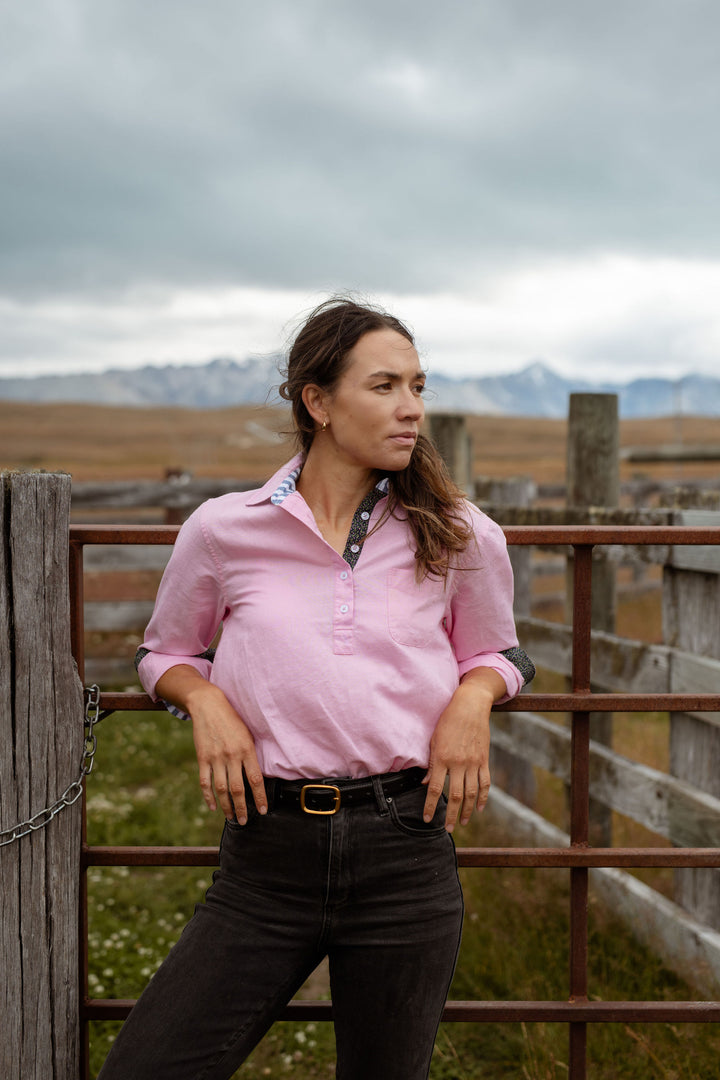 Evie Linen Cotton Blend Shirt