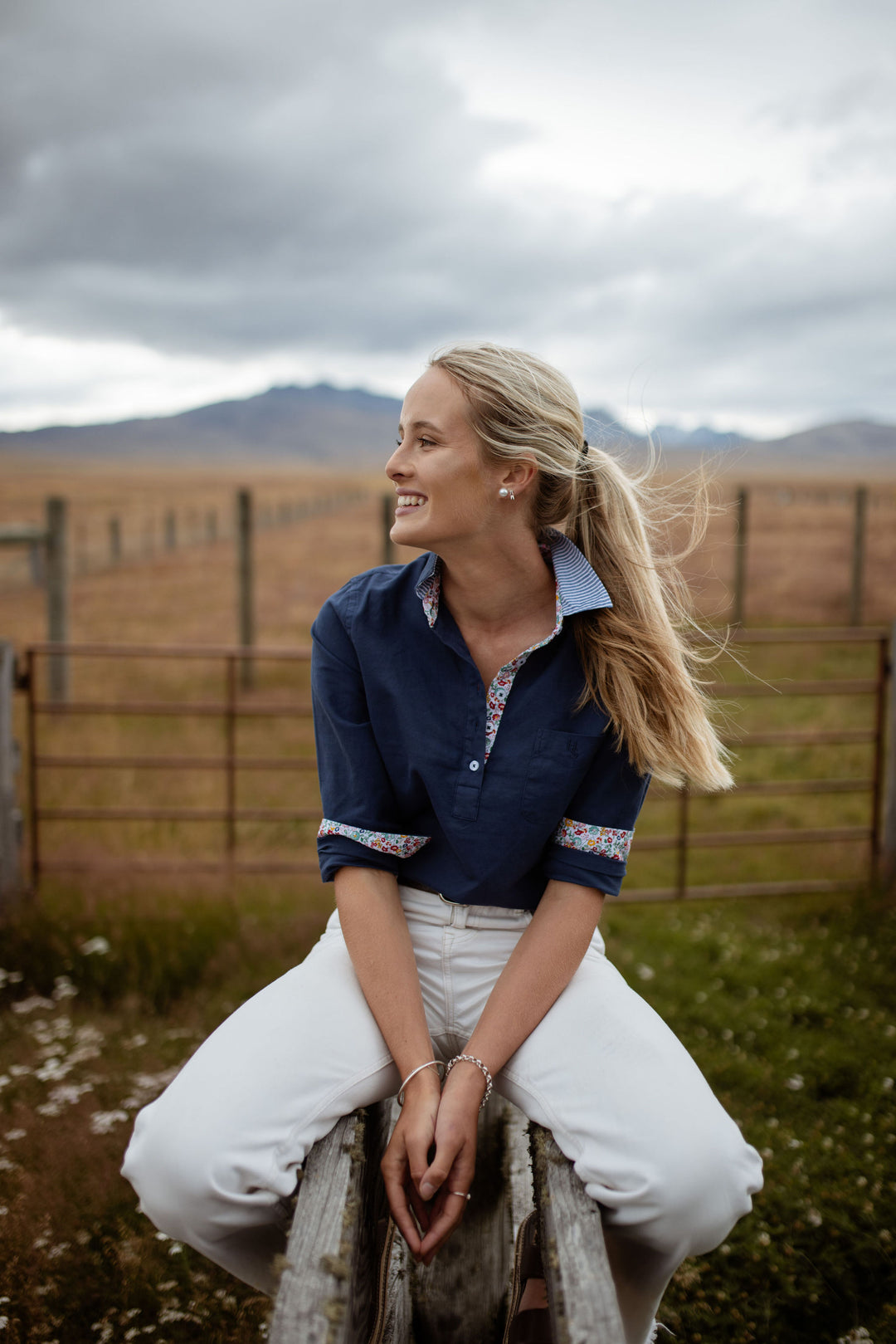 Hannah Linen Cotton Blend Shirt