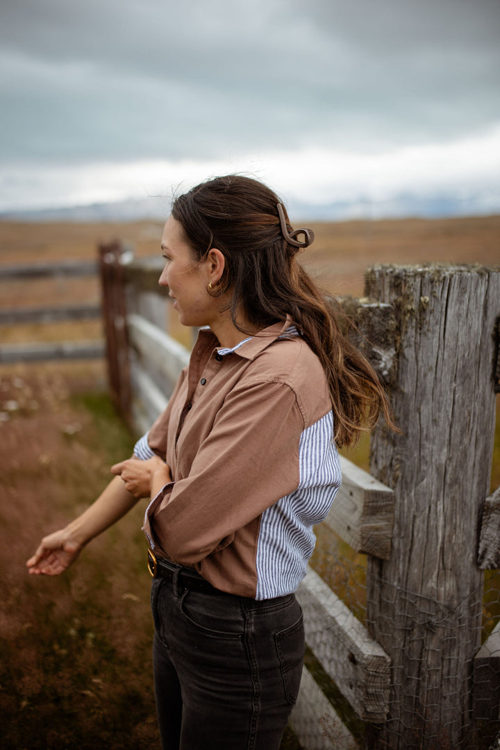 Betsy Linen Cotton Blend Shirt