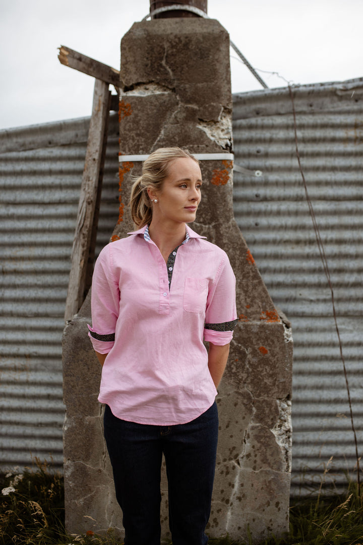 Evie Linen Cotton Blend Shirt