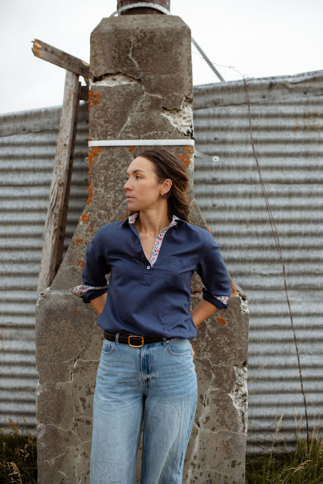 Hannah Linen Cotton Blend Shirt