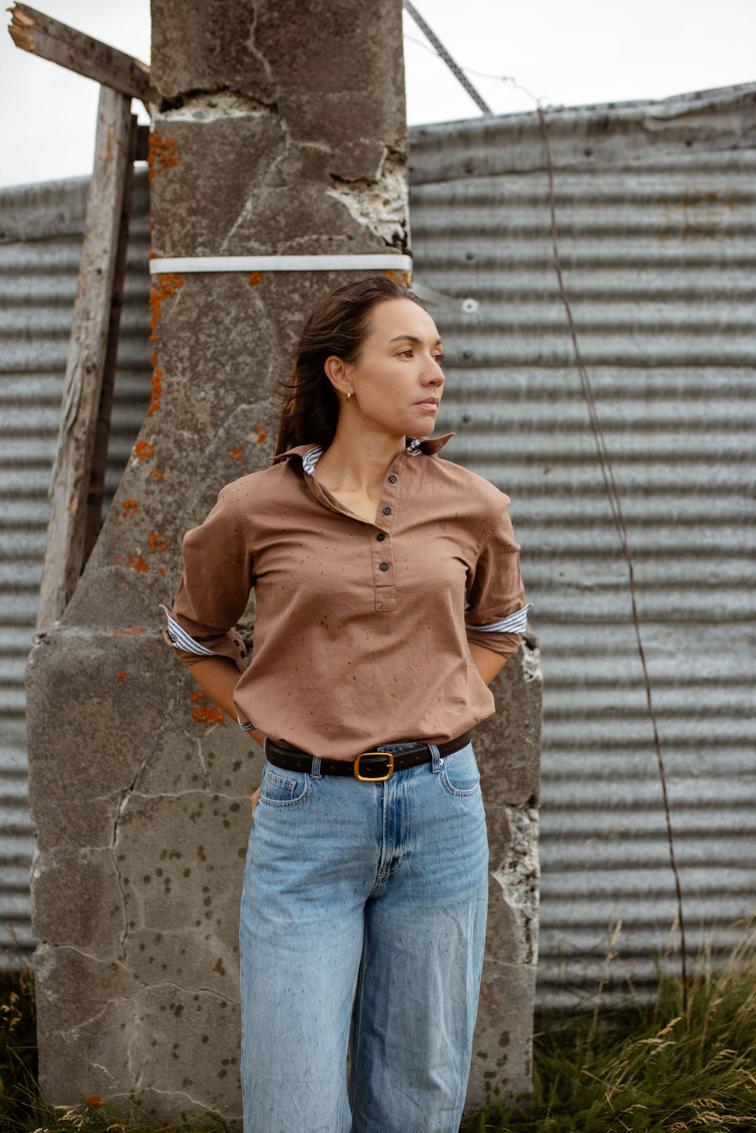 Betsy Linen Cotton Blend Shirt