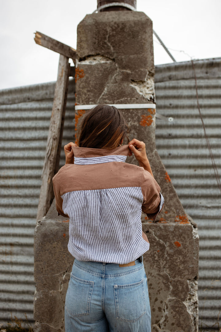 Betsy Linen Cotton Blend Shirt