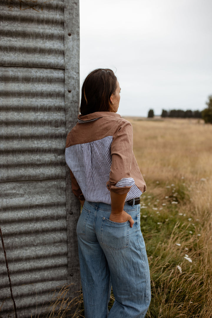 Betsy Linen Cotton Blend Shirt