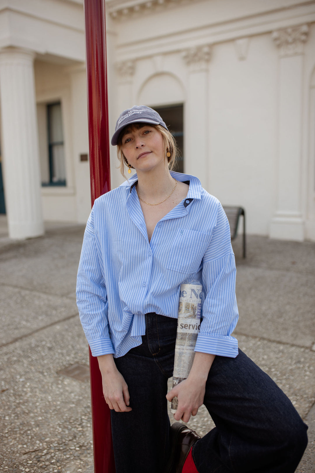 Mabel Oversized Cotton Shirt