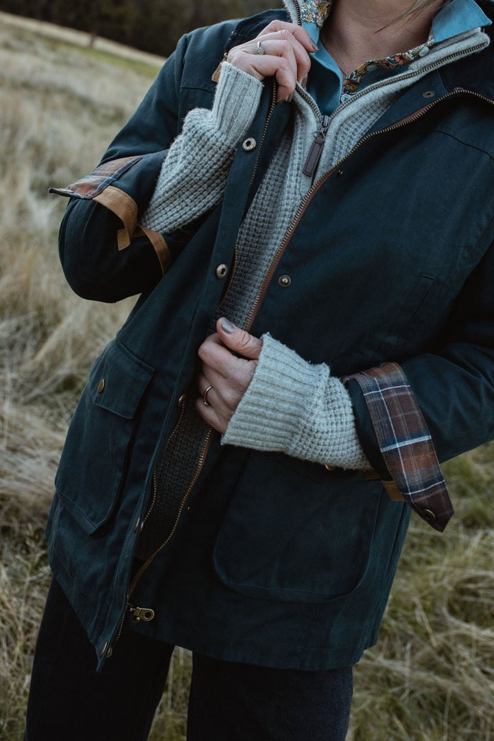 Agatha Waxed Cotton Jacket - H&S Heritage
