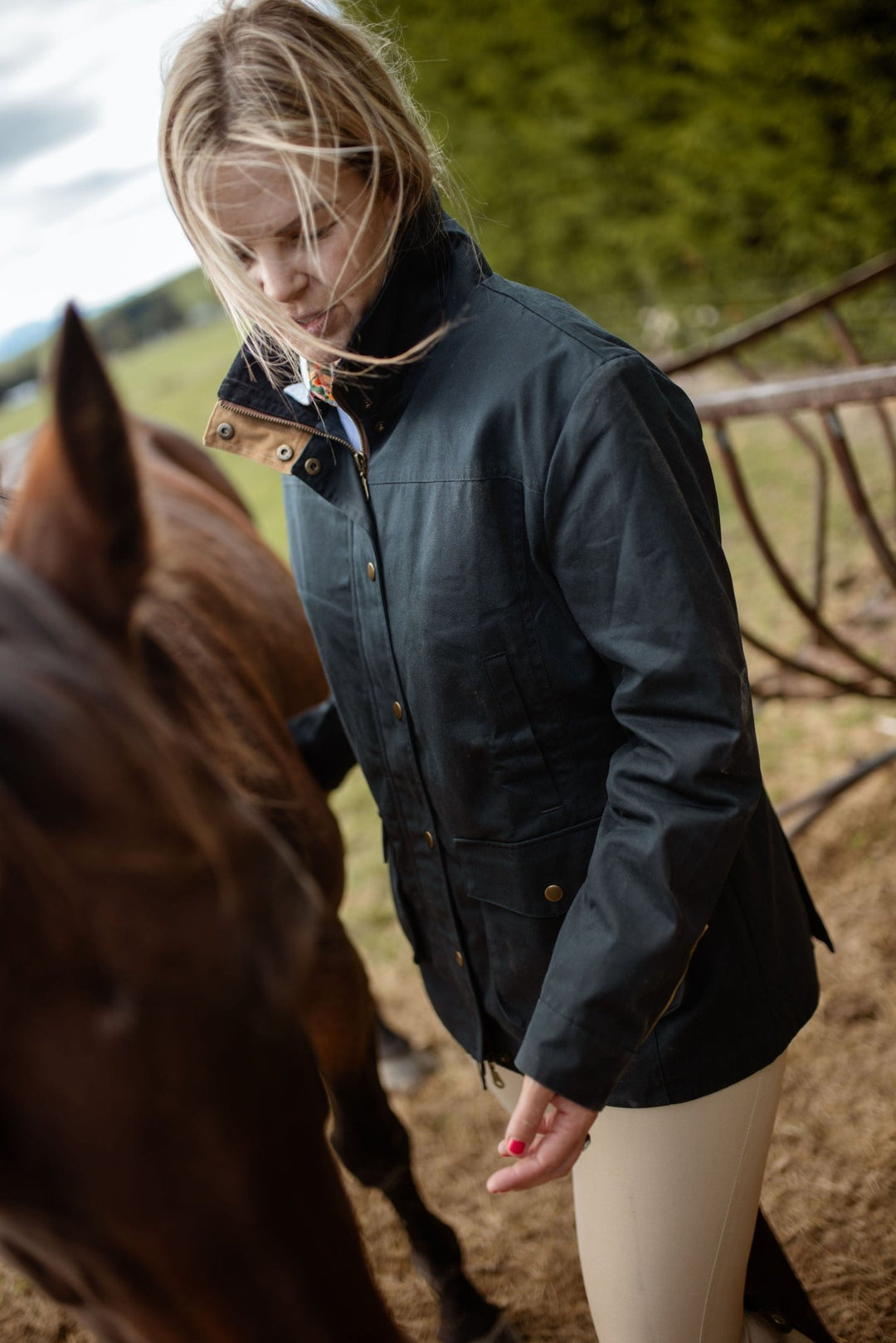 Agatha Waxed Cotton Jacket - H&S Heritage