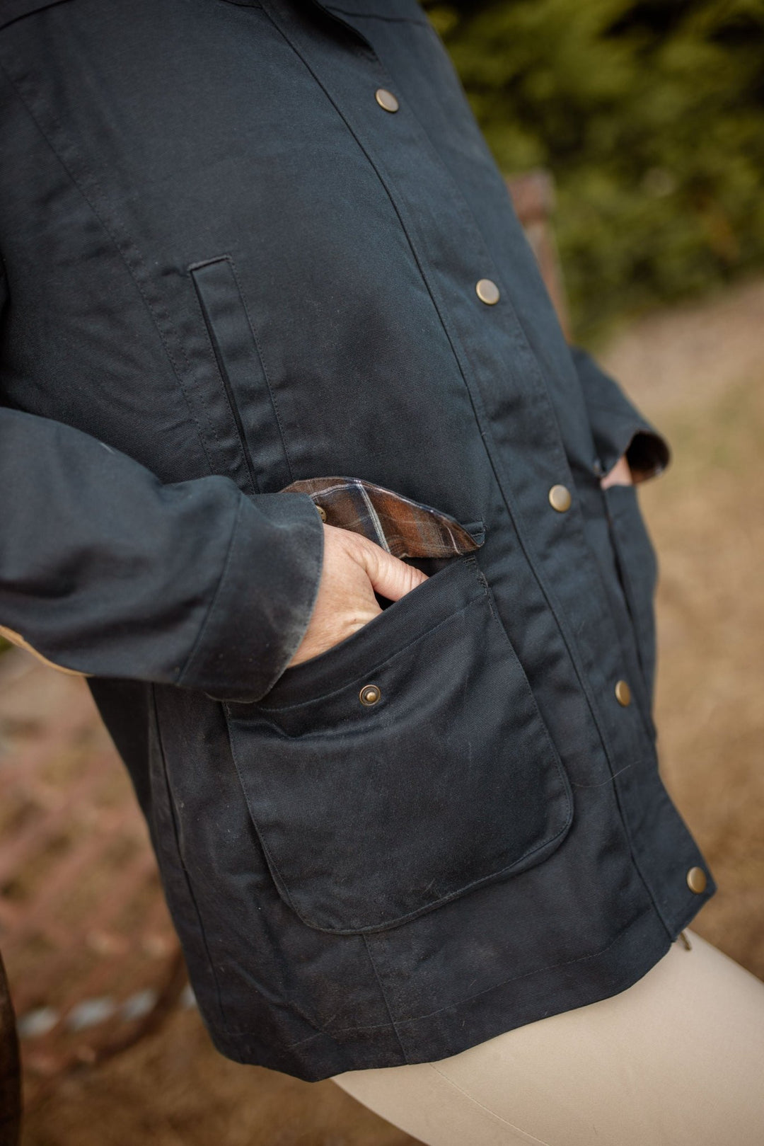 Agatha Waxed Cotton Jacket - H&S Heritage
