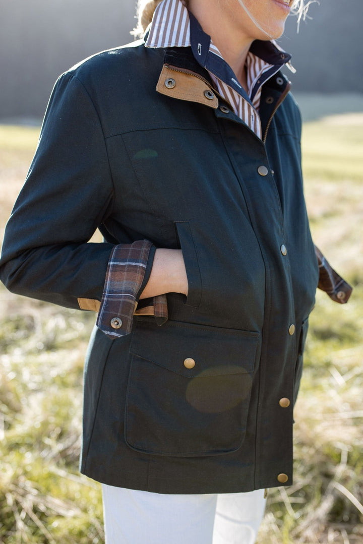 Agatha Waxed Cotton Jacket - H&S Heritage