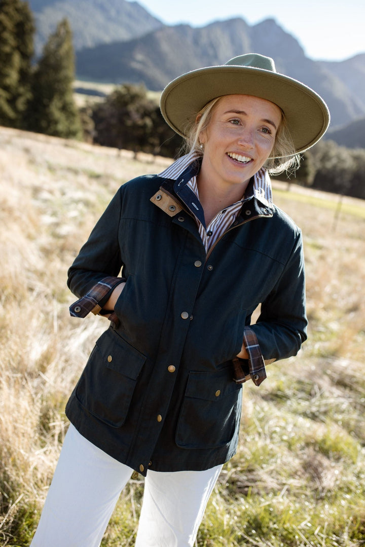 Agatha Waxed Cotton Jacket - H&S Heritage