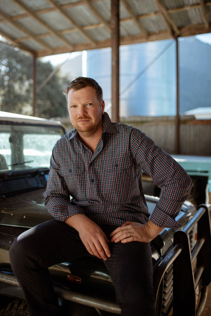 Albie Workshirt in Check - H&S Heritage