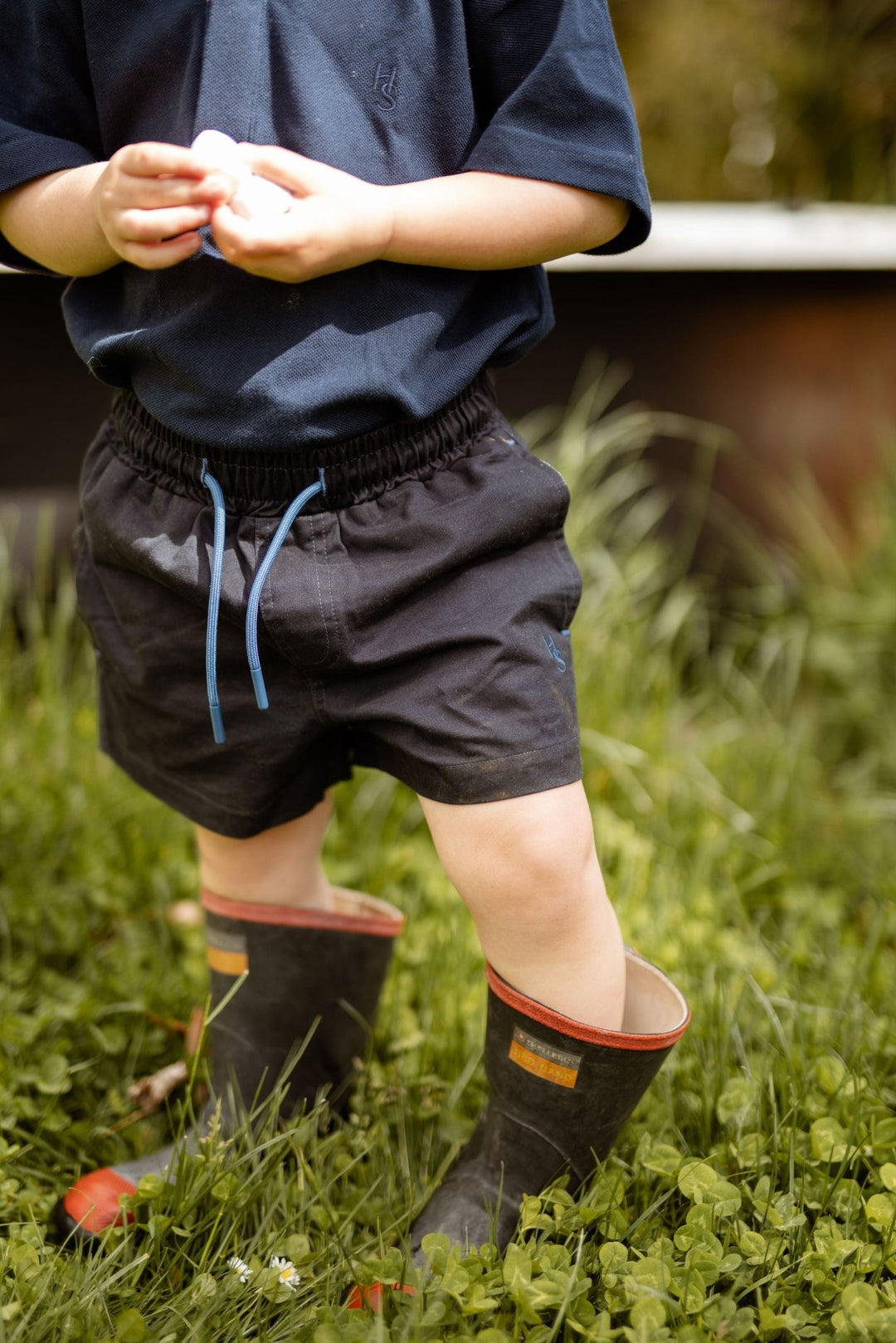 Alfie Stubbies in Navy - H&S Heritage