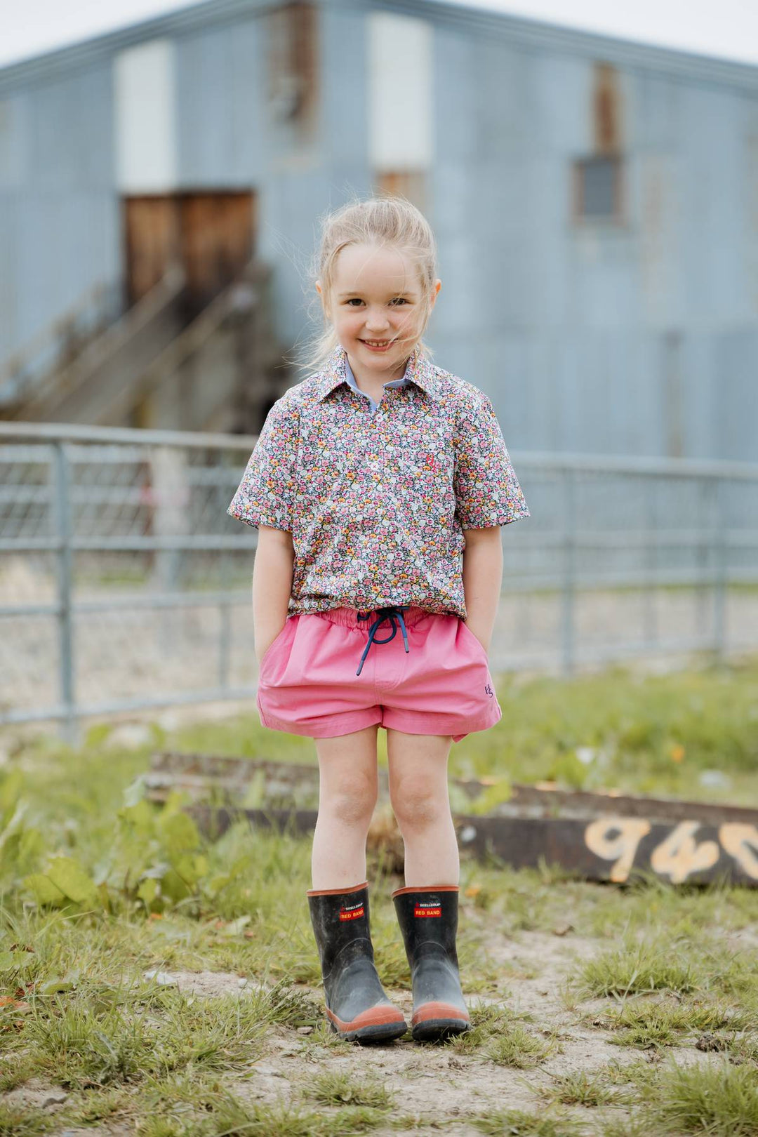 Alfie Stubbies in Pink - H&S Heritage