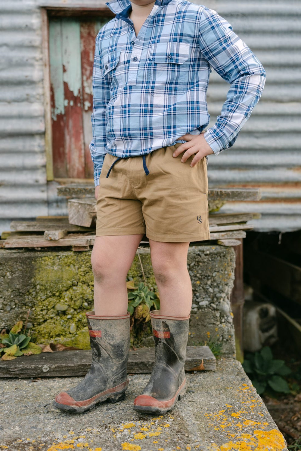 Alfie Stubbies in Tan - H&S Heritage