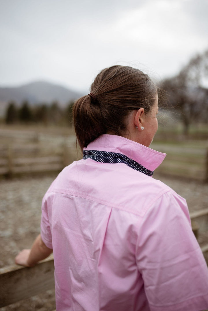 Alice Workshirt in Pink - H&S Heritage