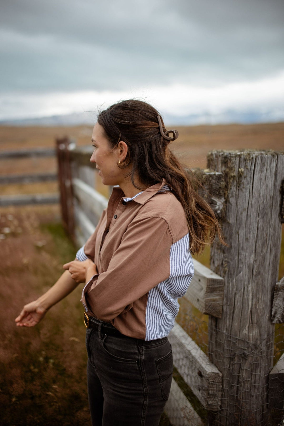 Betsy Linen Cotton Blend Shirt - H&S Heritage
