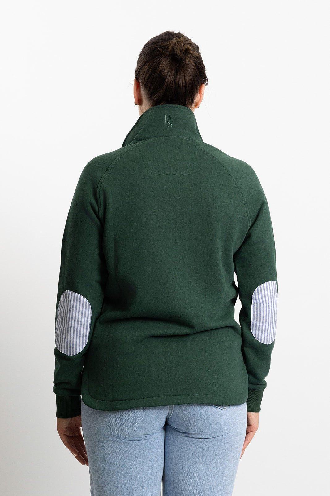 Biddy Jumper in Forest Green - H&S Heritage