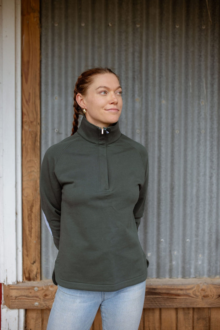 Biddy Jumper in Hunter Green - H&S Heritage