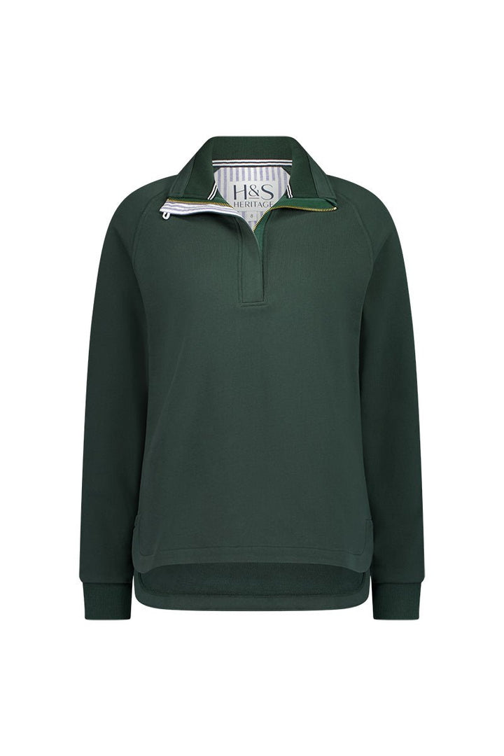 Biddy Jumper in Hunter Green - H&S Heritage
