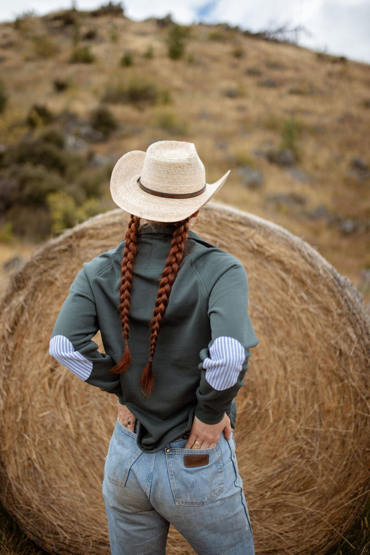 Biddy Jumper in Hunter Green - H&S Heritage