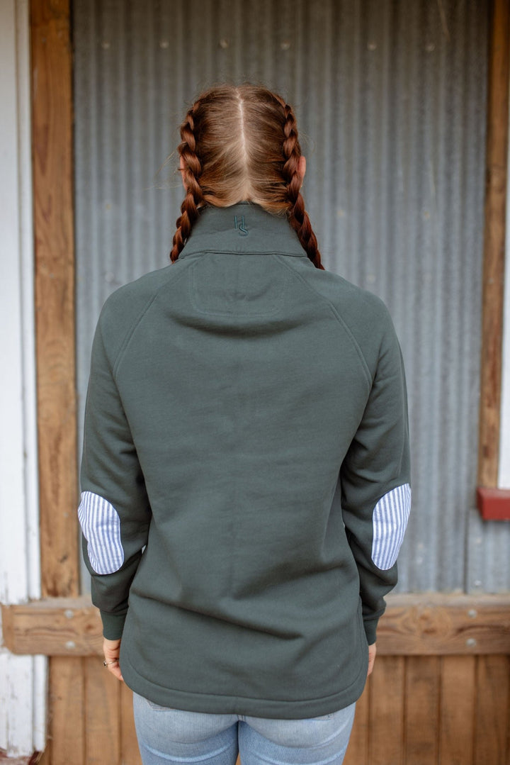 Biddy Jumper in Hunter Green - H&S Heritage