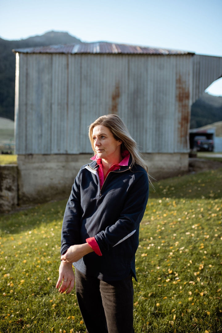 Biddy Jumper in Navy - H&S Heritage