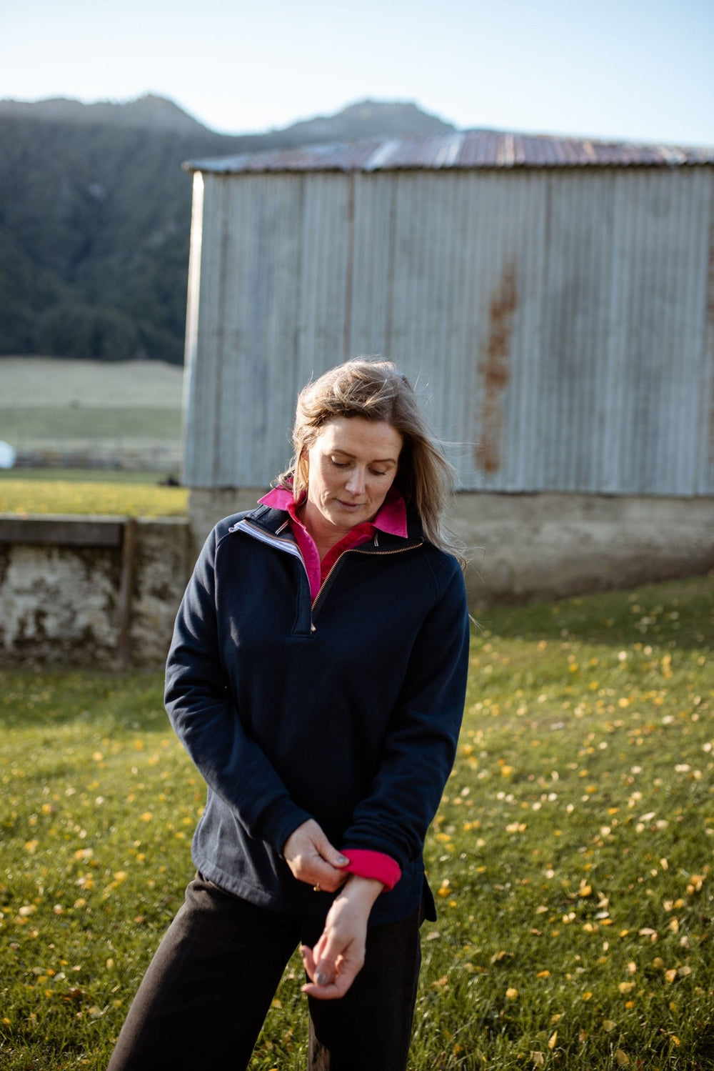 Biddy Jumper in Navy - H&S Heritage