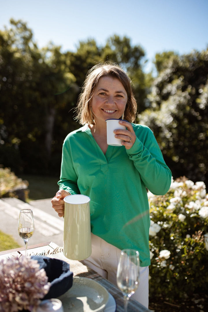 Cate Polo in Emerald - H&S Heritage