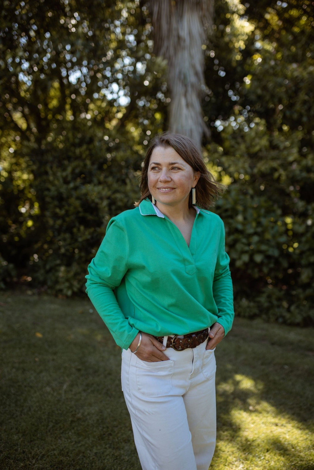 Cate Polo in Emerald - H&S Heritage