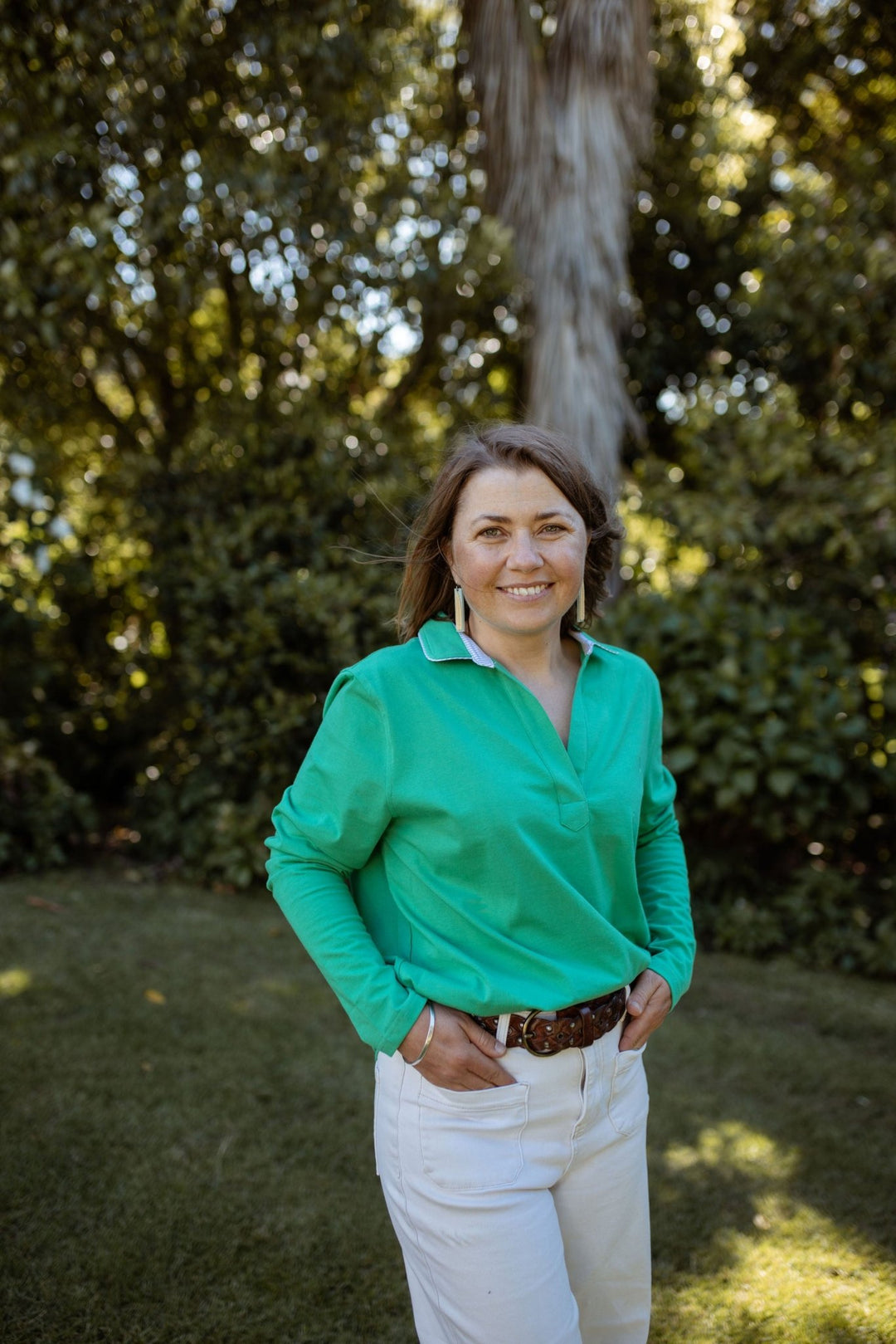 Cate Polo in Emerald - H&S Heritage