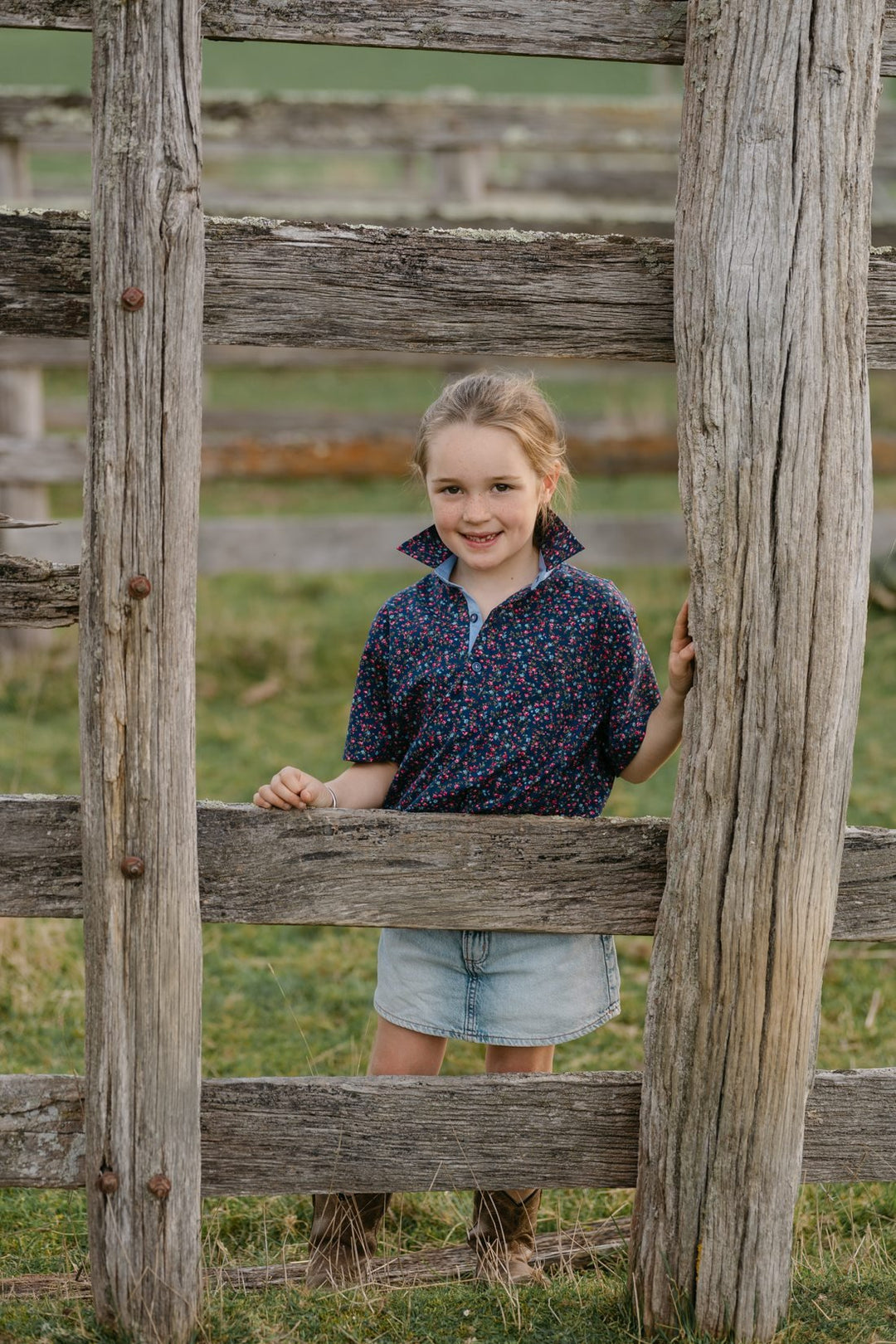Charlie Shirt in Floral - H&S Heritage