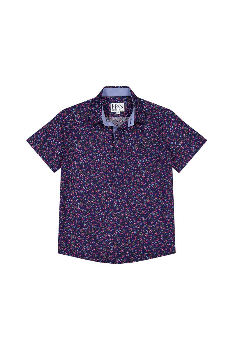 Charlie Shirt in Floral - H&S Heritage