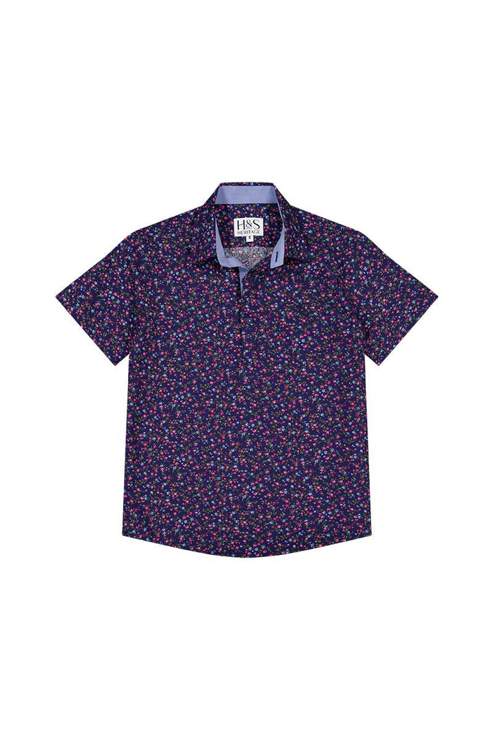 Charlie Shirt in Floral - H&S Heritage