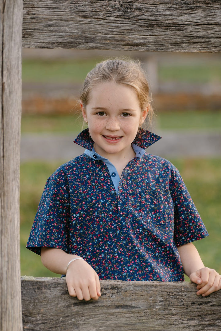 Charlie Shirt in Floral - H&S Heritage