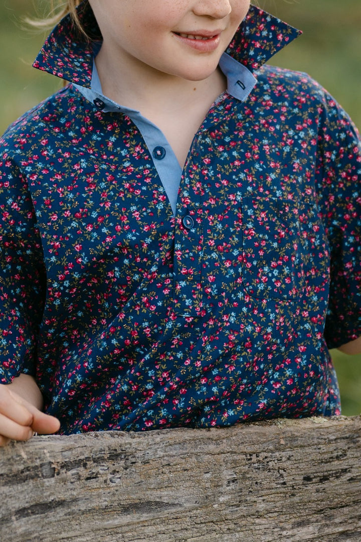 Charlie Shirt in Floral - H&S Heritage