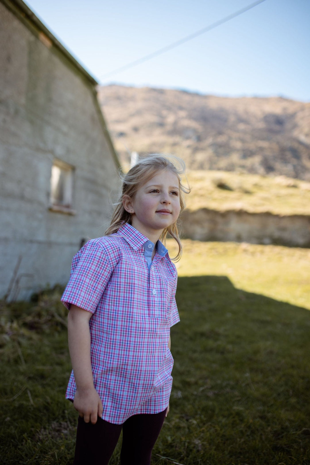 Charlie Shirt in Pink Check - H&S Heritage