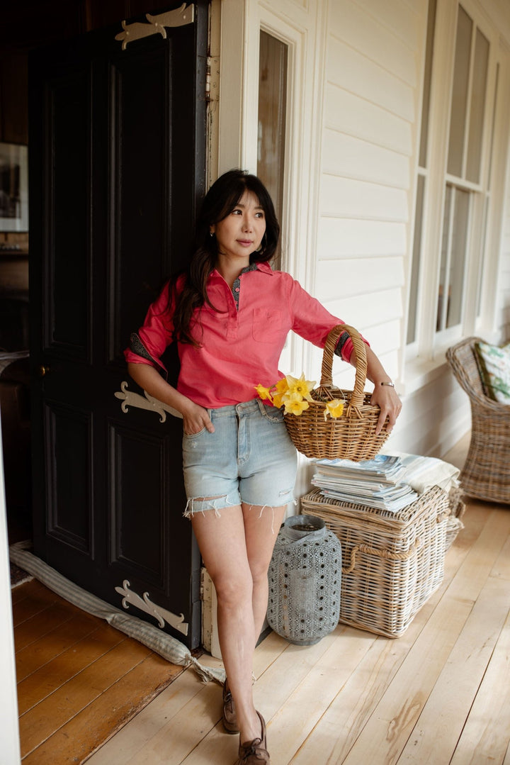 Chloe Linen Cotton Blend Shirt - H&S Heritage