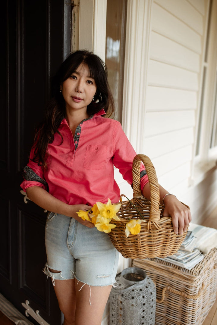 Chloe Linen Cotton Blend Shirt - H&S Heritage