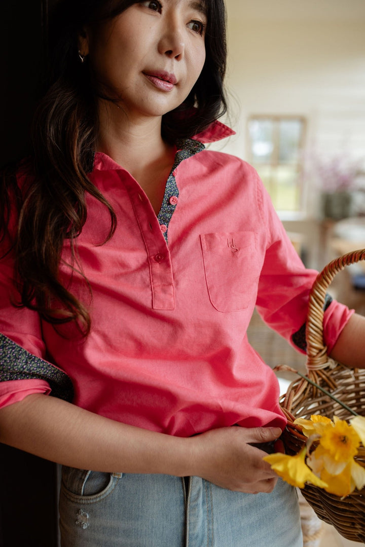 Chloe Linen Cotton Blend Shirt - H&S Heritage