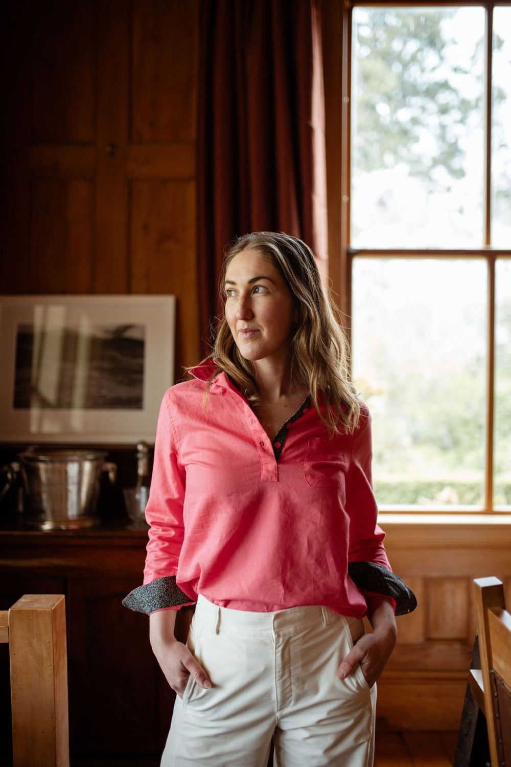 Chloe Linen Cotton Blend Shirt - H&S Heritage