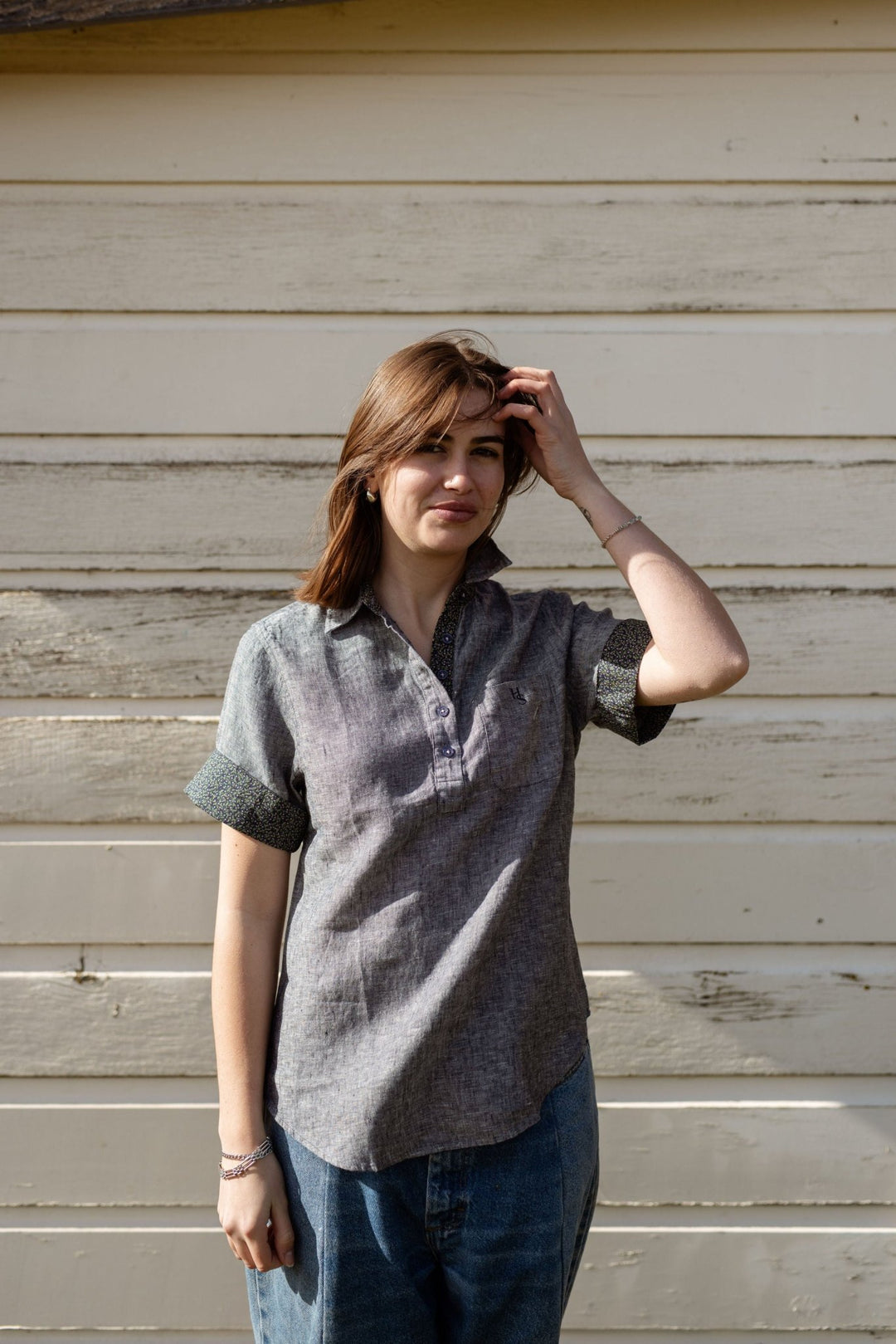 Claudia Linen Shirt - H&S Heritage