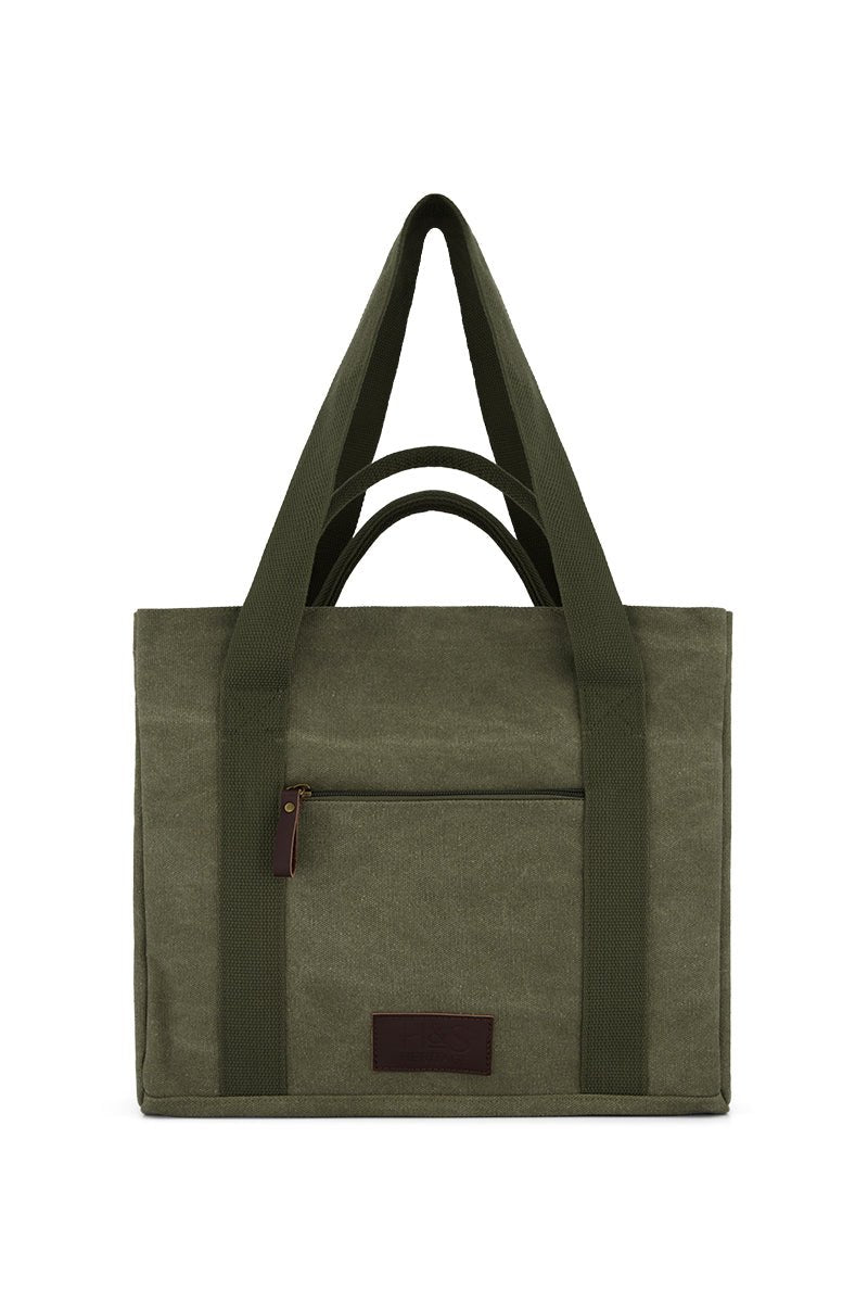 Day Bag in Green - H&S Heritage