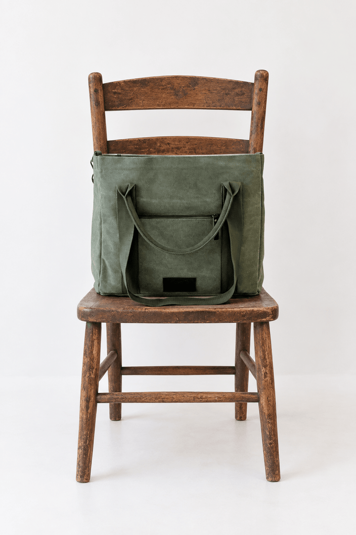 Day Bag in Green - H&S Heritage