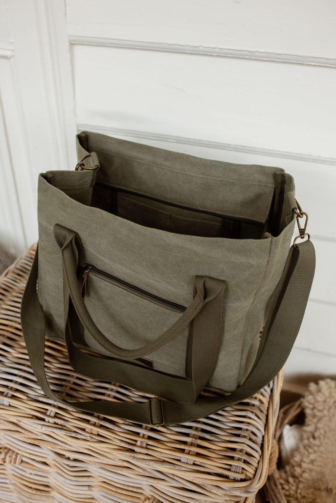 Day Bag in Green - H&S Heritage