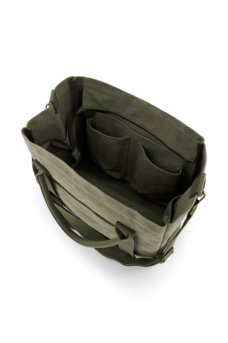 Day Bag in Green - H&S Heritage