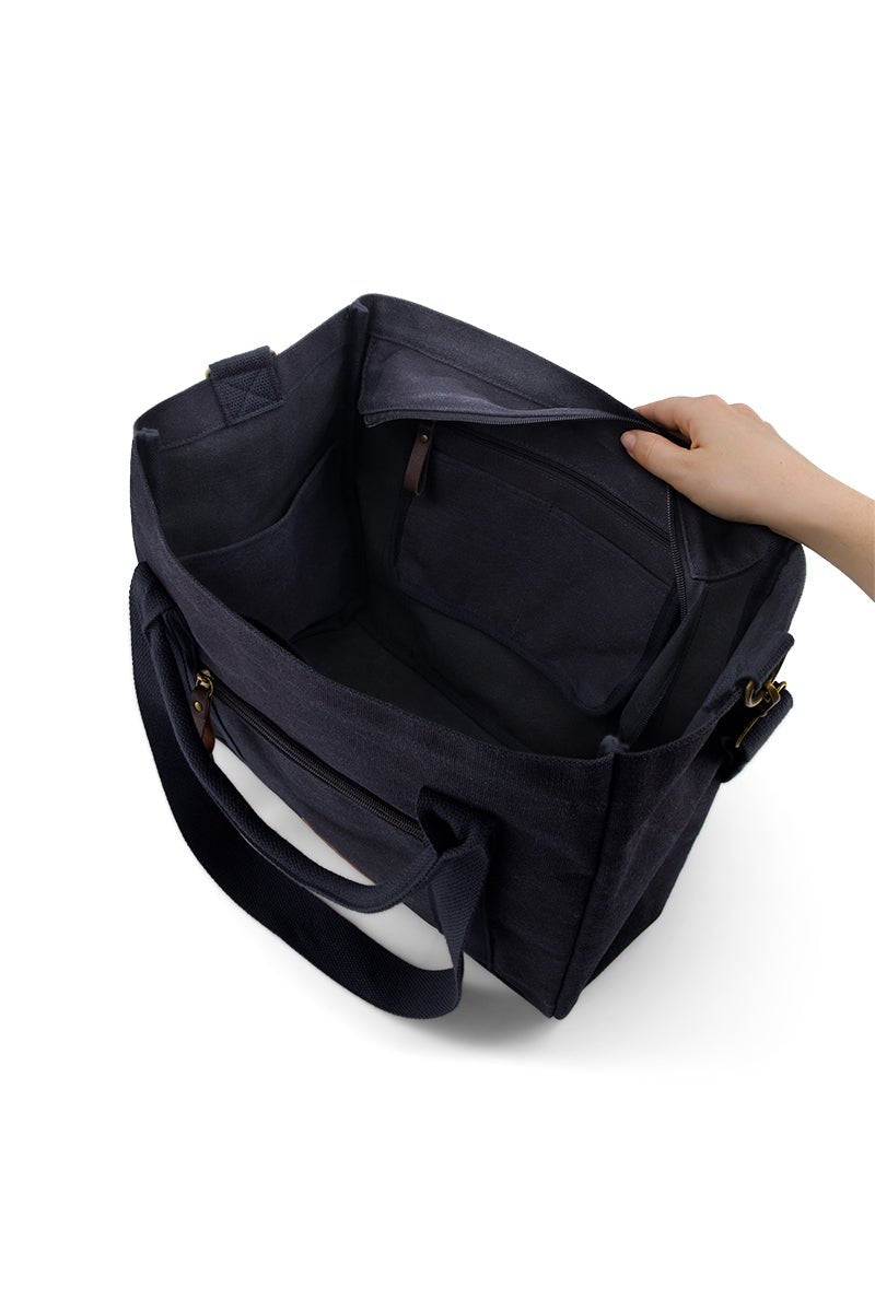 Day Bag in Navy - H&S Heritage